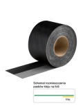 Folia zewnętrzna EPDM z paskiem butylu 0,75x100 mm