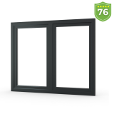 Okno pcv veka szare antracyt