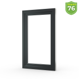 Okno PCV PREMIUM Veka antracyt struktura