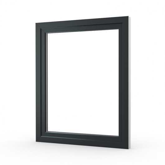 Okno pcv veka białe antracyt