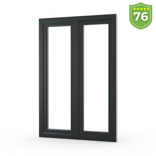 Okno pcv veka szare antracyt